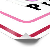 Onze dame van Guadalupe Perfect Poster (Hoek)