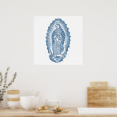 Onze dame van Guadalupe Poster (Keuken)