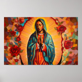 Onze dame van Guadalupe Poster