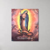 Onze dame van Guadalupe Rev12 Canvas Afdruk (Voorkant)