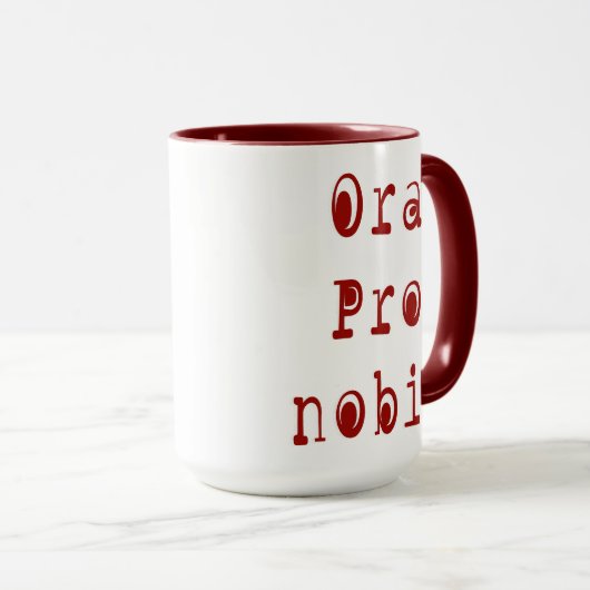 Onze dame van Guadalupe Rozen Potpourri Mok (Voorkant rechts)