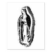 Onze dame van Guadalupe Rubber Stamp Rubberstempel (Afrduk)