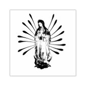 Onze dame van Guadalupe Rubberstempel (Afrduk)