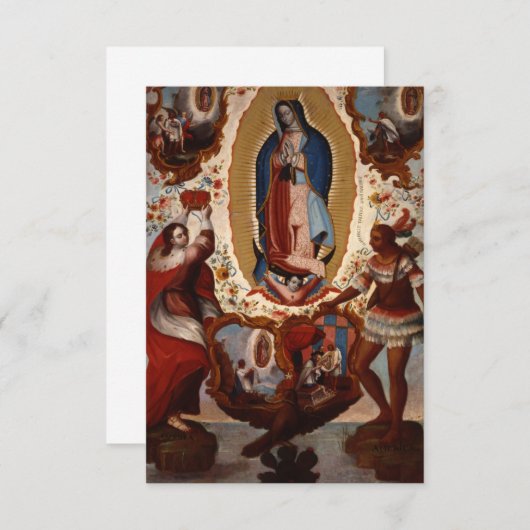 Onze dame van Guadalupe Save The Date (Voorkant / Achterkant)