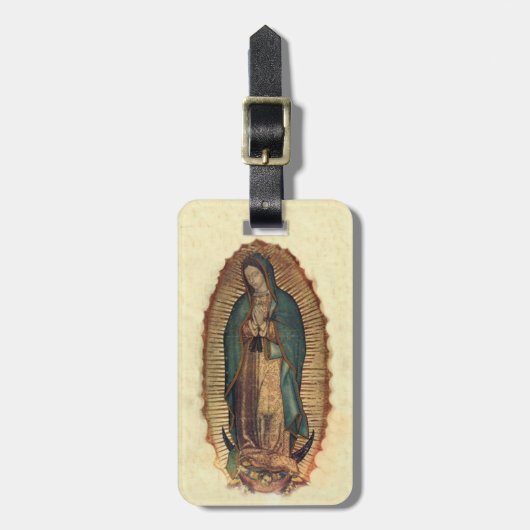 Onze dame van Guadalupe Senora Nuestra Bagagelabel (Voorkant verticaal)
