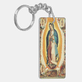 Onze dame van Guadalupe Sleutelhanger (Voorkant Links)