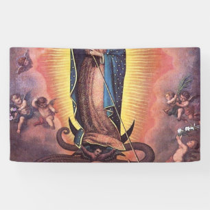 Onze dame van Guadalupe Spandoek