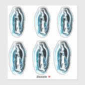Onze dame van Guadalupe-stelsticker Sticker (Vel)