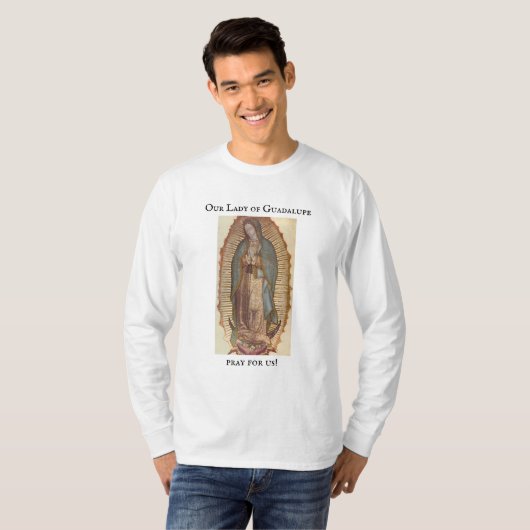 Onze dame van Guadalupe T-shirt (Voorkant volledig)