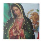 Onze dame van Guadalupe Tile Tegeltje (Voorkant)