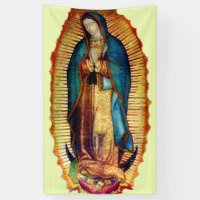 Onze dame van Guadalupe Tilma Virgin Mary Banner