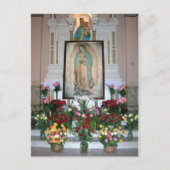 Onze dame van het Briefkaart van Guadalupe (Voorkant)