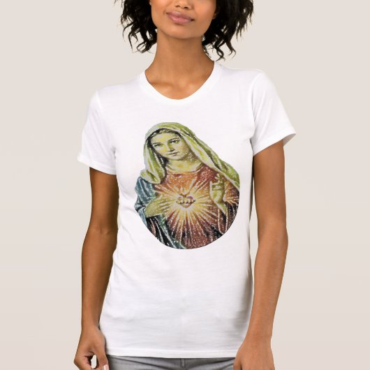 Onze dame van het heilige hart t-shirt (Voorkant)