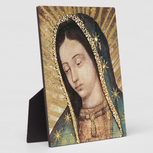 Onze dame van het portret van Guadalupe Fotoplaat (Zijkant)