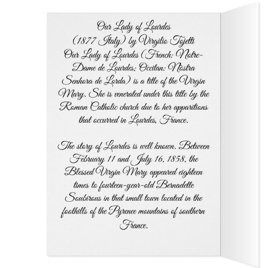 Onze dame van Lourdes (Binnen (Links))