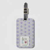 Onze dame van Lourdes Bagagelabel (Voorkant (verticaal))