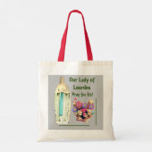 Onze dame van Lourdes Tote Bag (Achterkant)