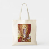 Onze dame van Lourdes Tote Bag (Achterkant)