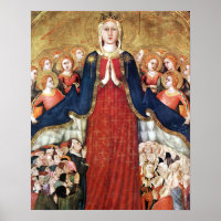 Onze dame van Mercy Maagd Mary onder haar mantel
