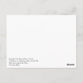 Onze dame van Parijs Notre Dame de Paris Briefkaart (Achterkant)