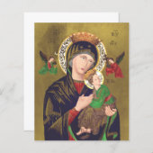 Onze Dame van Perpetual Help (Voorkant / Achterkant)