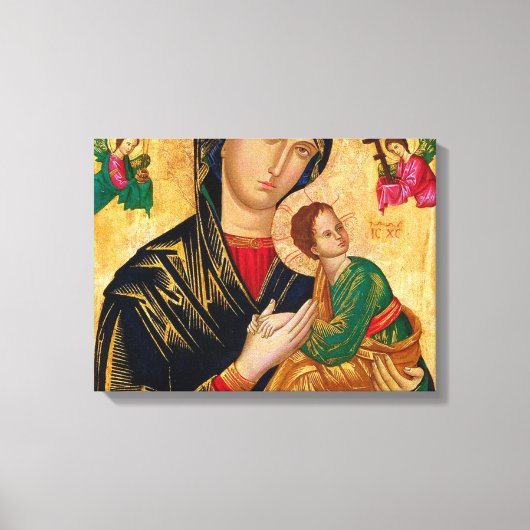Onze Dame van Perpetual Help Canvas Afdruk (Voorkant)