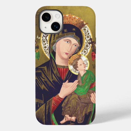 Onze Dame van Perpetual Help Case-Mate iPhone Case (Achterkant)