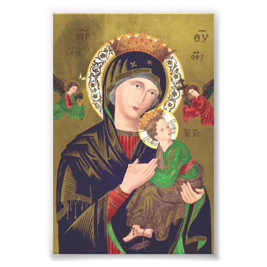 Onze Dame van Perpetual Help Foto Afdruk (Voorkant)