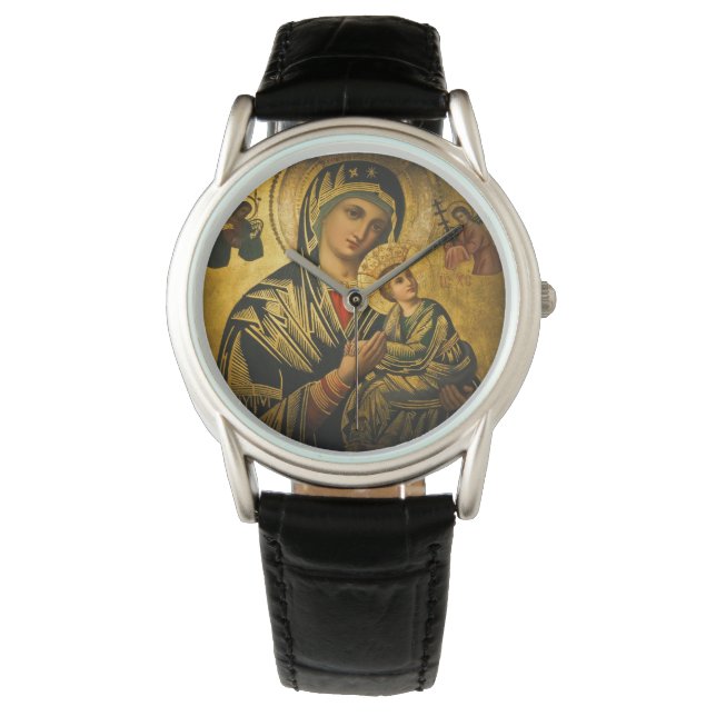 Onze Dame van Perpetual Help Horloge (Voorkant)