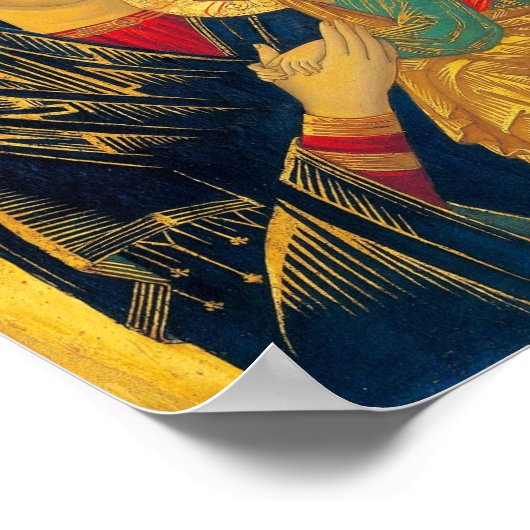 Onze Dame van Perpetual Help Poster (Hoek)