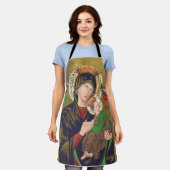 Onze Dame van Perpetual Help Schort (Gedragen)