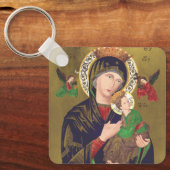 Onze Dame van Perpetual Help Sleutelhanger (Voorkant)