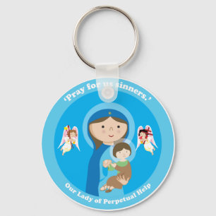 Onze Dame van Perpetual Help Sleutelhanger