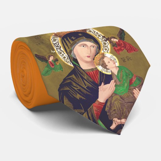 Onze Dame van Perpetual Help Stropdas (Opgerold)