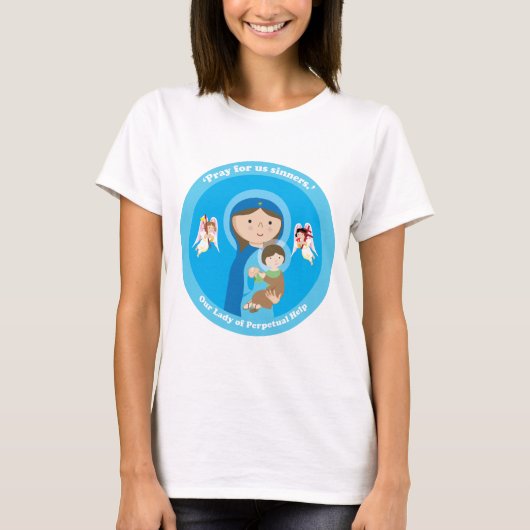 Onze Dame van Perpetual Help T-shirt (Voorkant)