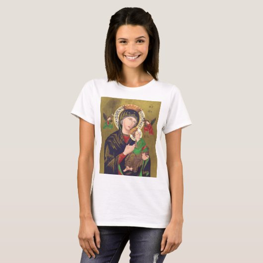Onze Dame van Perpetual Help T-shirt (Voorkant volledig)