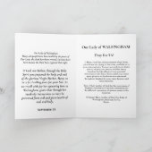 Onze dame van Walsingham Kaart (Binnen)