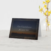 Onze deelneming kaart (Gele Bloem)