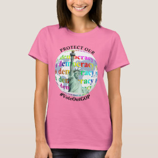 Onze democratie beschermen t-shirt