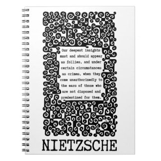 Onze diepste INSIGHTS citaat van Nietzsche Notitieboek