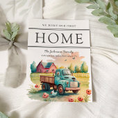 Onze eerste aankondiging van Truck Moving Waterver Briefkaart