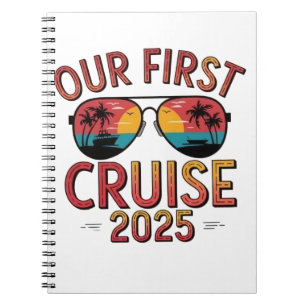 Onze eerste cruise 2025 zomerreis matching notitieboek