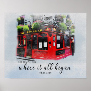 Onze eerste datum, Aangepast eerste datumportret Poster