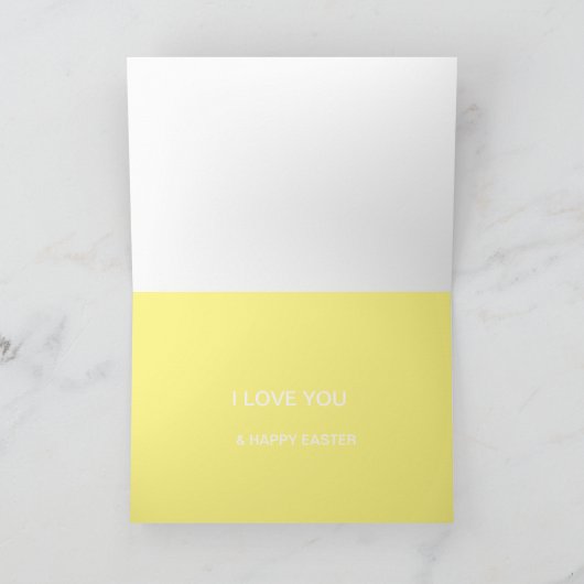 ONZE EERSTE EENVOUDIGERE SAMENWERKING BUNNY COUPLE KAART (Binnen)