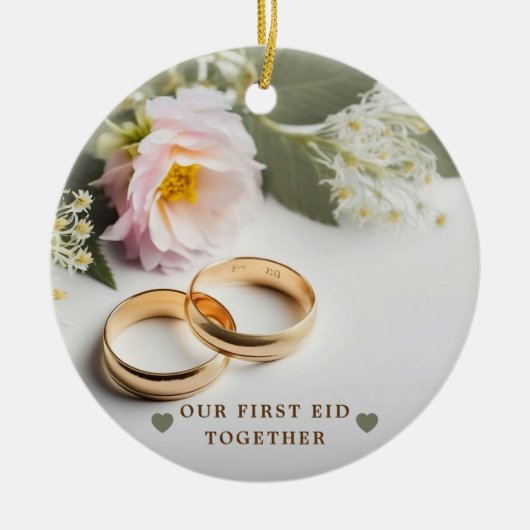 Onze Eerste Eid Samen Ornament (Voorkant)