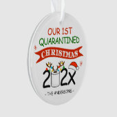 Onze eerste gepantserde kerstcadeautje ornament (voorkant)