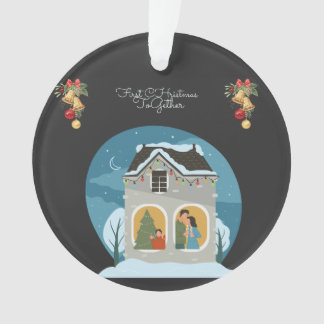 Onze eerste gezamenlijke kerstvakantie ornament