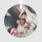 Onze eerste Global Pandemic Together Holiday Foto Ornament (achterkant)