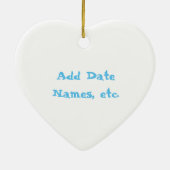 Onze eerste hanukkah samen met Ornament Gift (Achterkant)