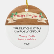 Onze eerste kerst als familie van 4